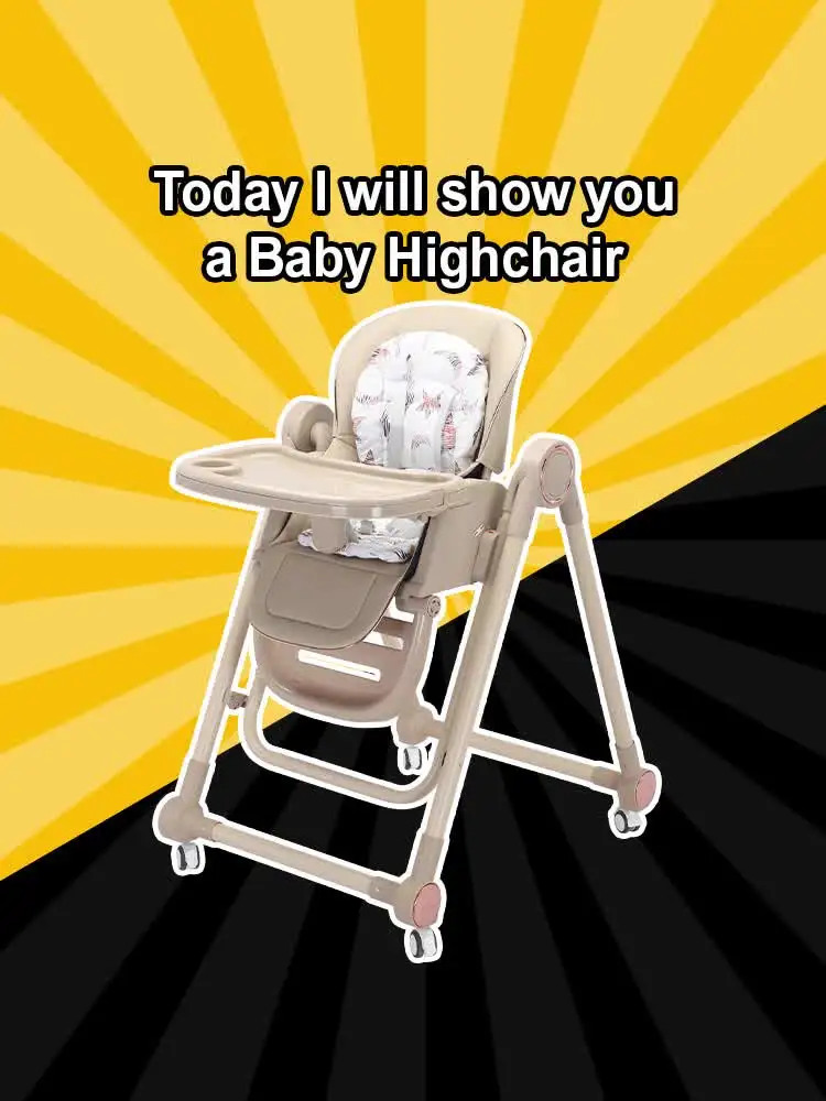 Custom Multifunction Foldable High Chair for Baby - 0-12 Months