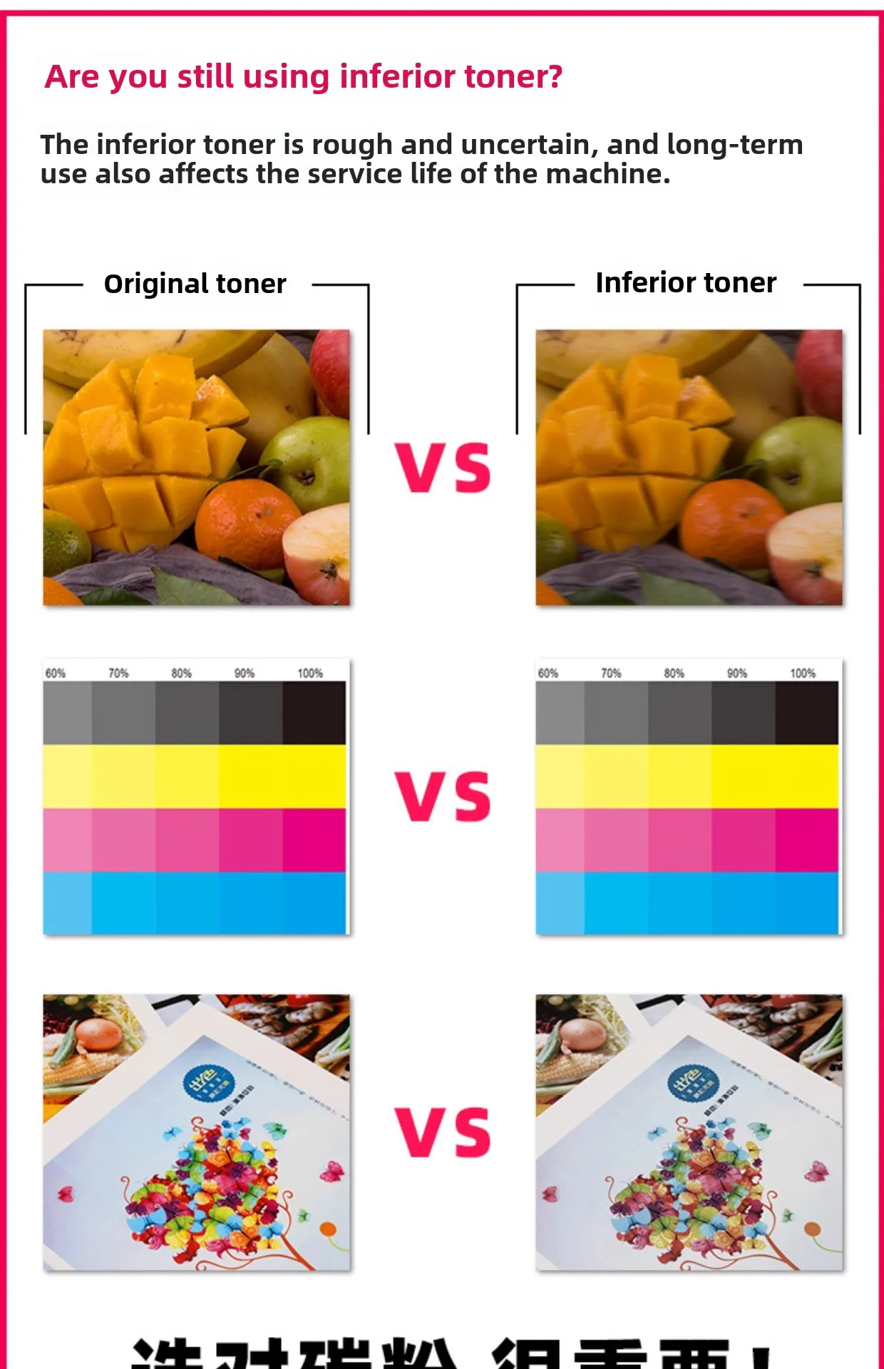 Original American Version Full for Color Toner Cartridge for 7525 7535 ...