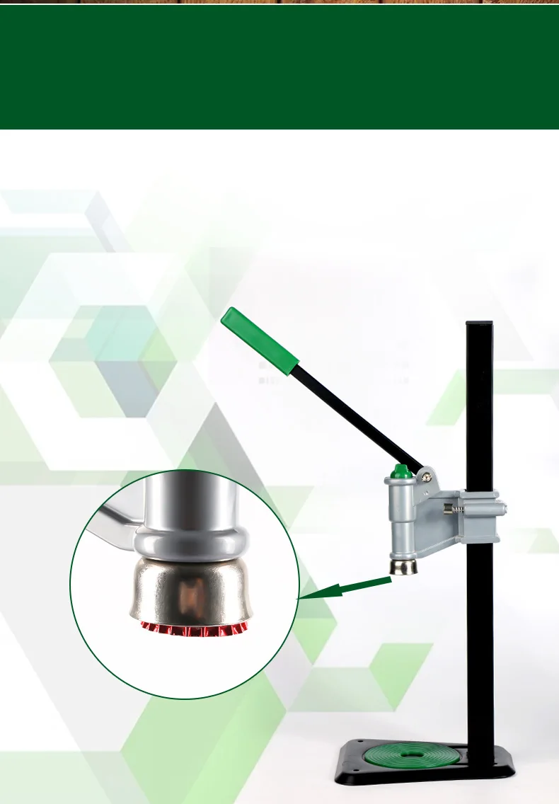 Crown Corking Machine Manual Bottle Capper Home Brew Bench Capper For