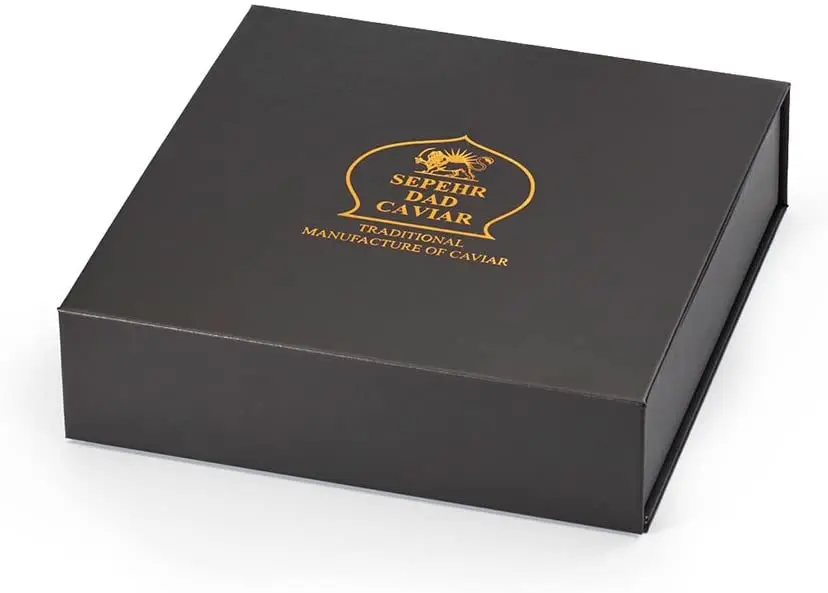 Luxury Caviar Gift Box Paper Cardboard Caviar Packaging Box With Custom ...