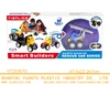 Smart builder series car toy magnetic blocks construction truck engineering vehicle toy education diy toy for child