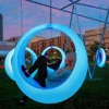 Eco-Friend Cheap Natural Shopping Mall Kids LED Swing
