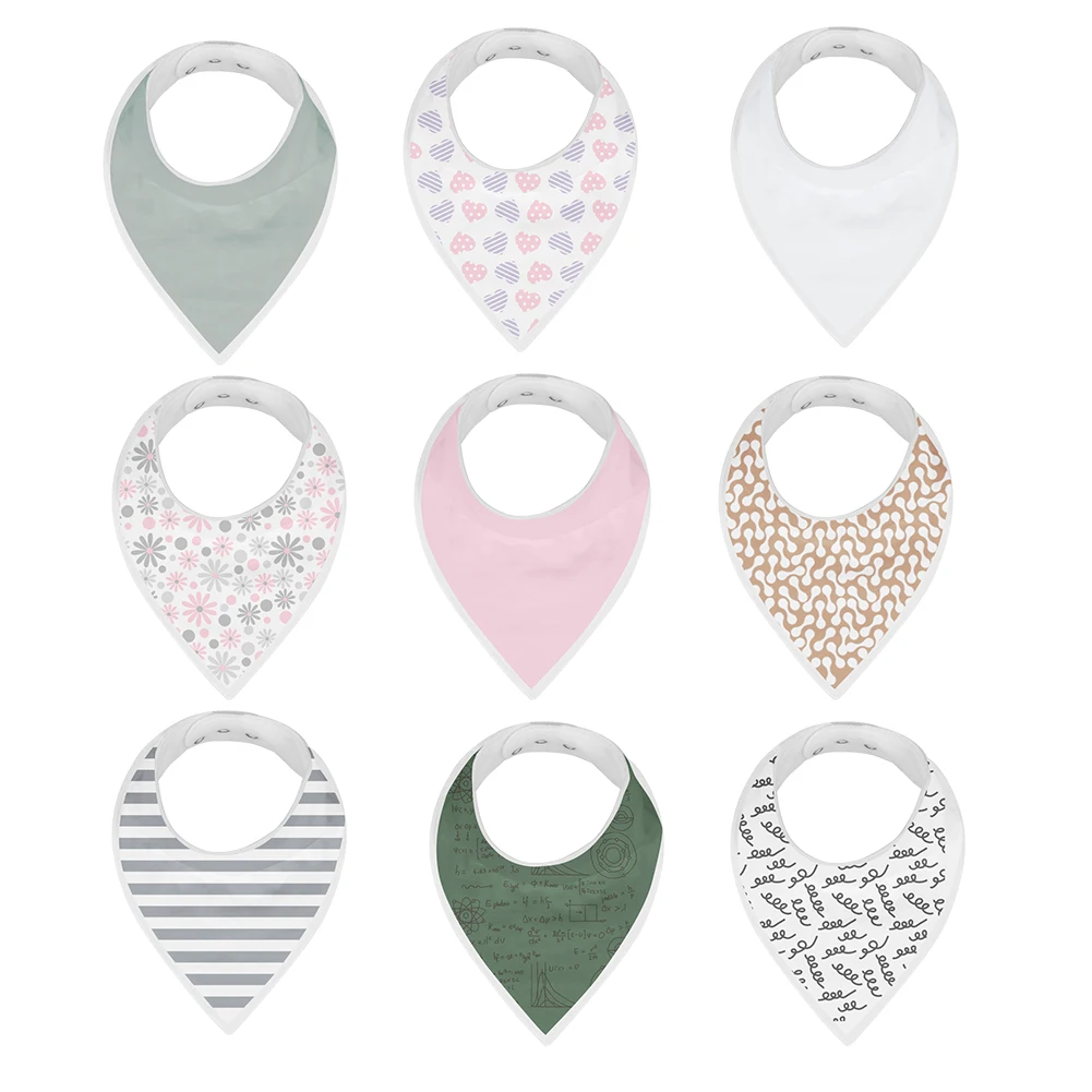 

Baby Bibs Organic Cotton Baby Triangle Saliva Towel