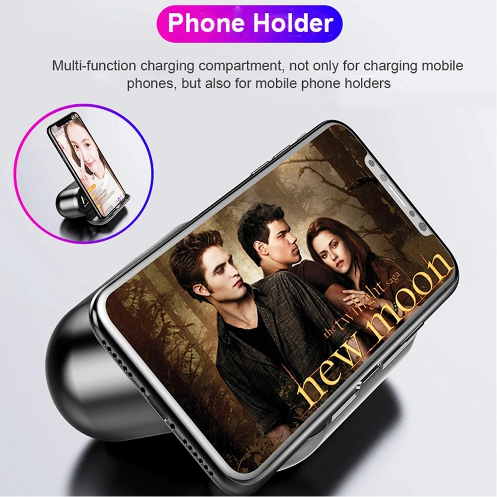 A-BST Hot selling noise cancelling sport bluetooth wireless earbuds with power bank battery display F9 F9 TWS Wireless Earphone - ANKUX.COM