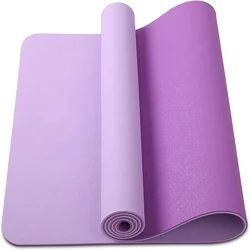 Anti-slip Tpe Eco Friendly Thick Fitness Natural Rubber Yoga Mat Premium Custom Logo Yoga Mat