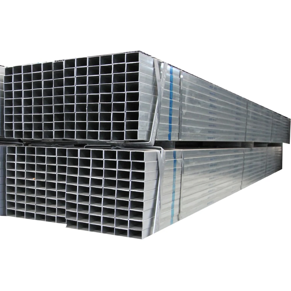 Z275 60x60 Structural Pre Galvanized Rectangular Pipes Gi Hollow ...