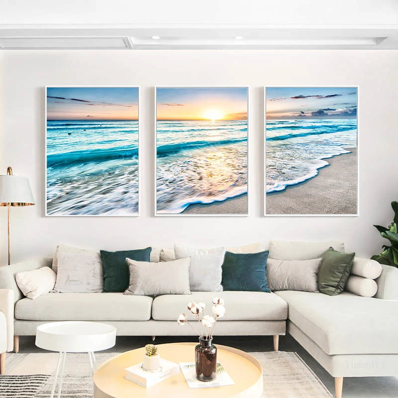 PALM TREE SUNSET ART PRINT Photography Poster A4 A3 A2 Nature Photo