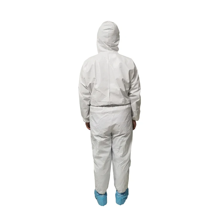 
Wholesale selling waterproof antifouling isolation gown PP+PE isolation coverall 