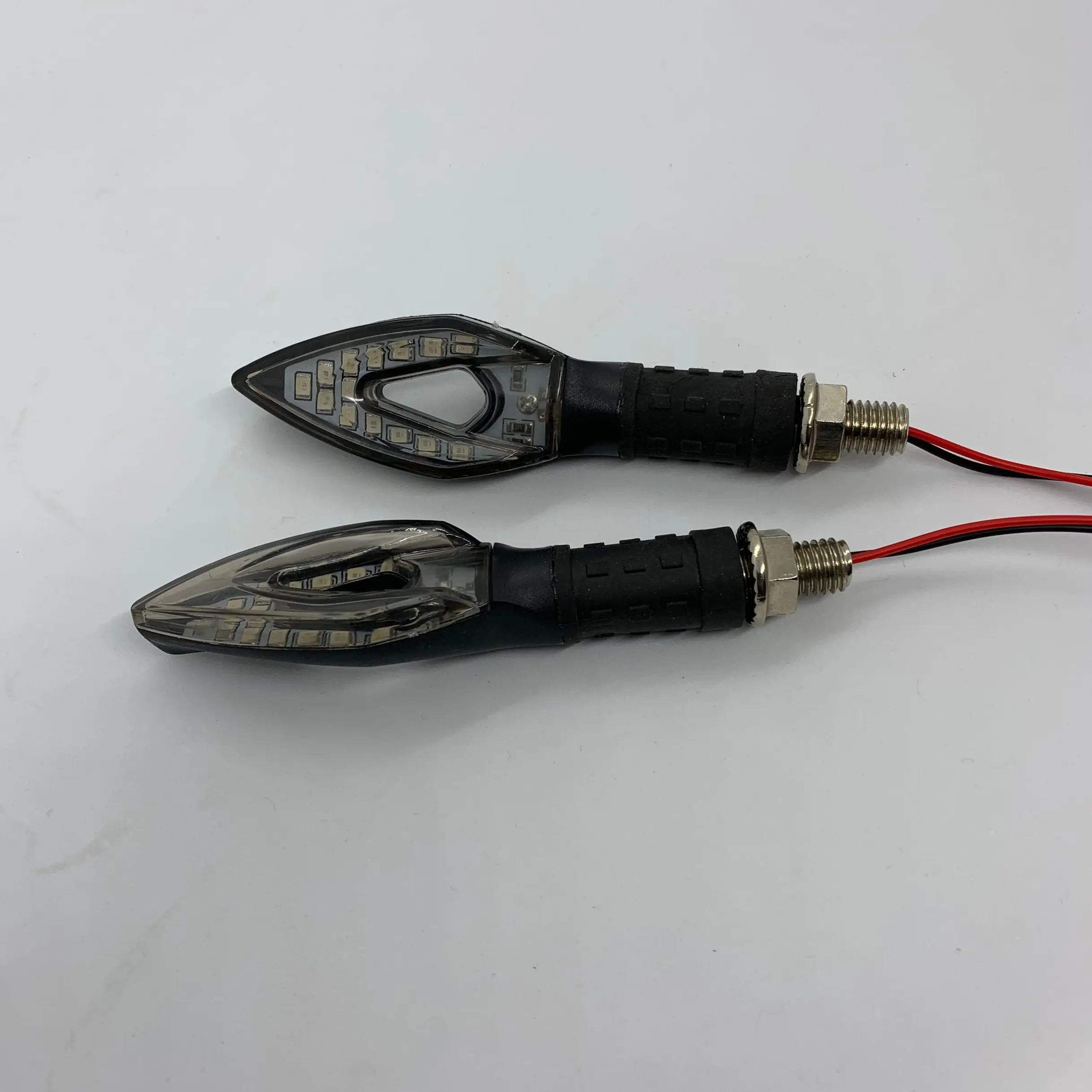 Motorcycle LED Turn Signal Lights Indicator Blinker Flowing Water Lamp with Turn Signals