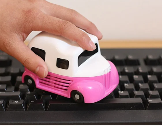 Ice Cream Car Mini Keyboard Vacuum Cleaner Desk Cleaner Small Desktop Vacuum Cleaner