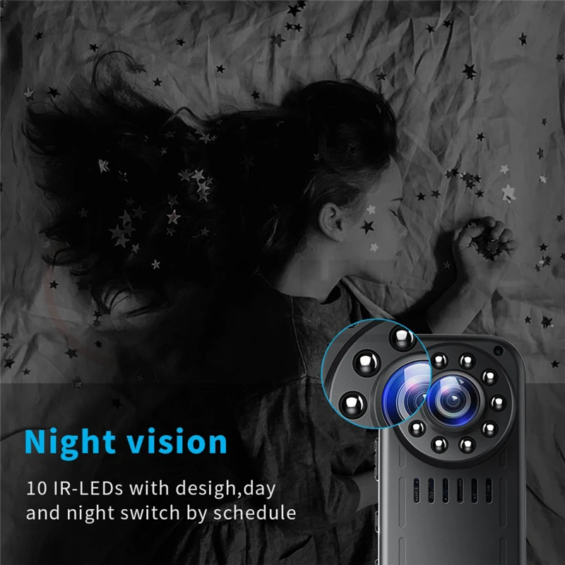 1080p wireless wifi night vision mini camera wifi cctv camera for home