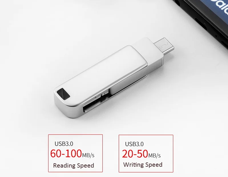 Bulk Wholesale 2 in 1 OTG TYPE C Thumb Drive High Speed 2.0 USB Memory Stick With Customized Logo High Speed 4gb 8gb 16gb 32gb - ANKUX.COM