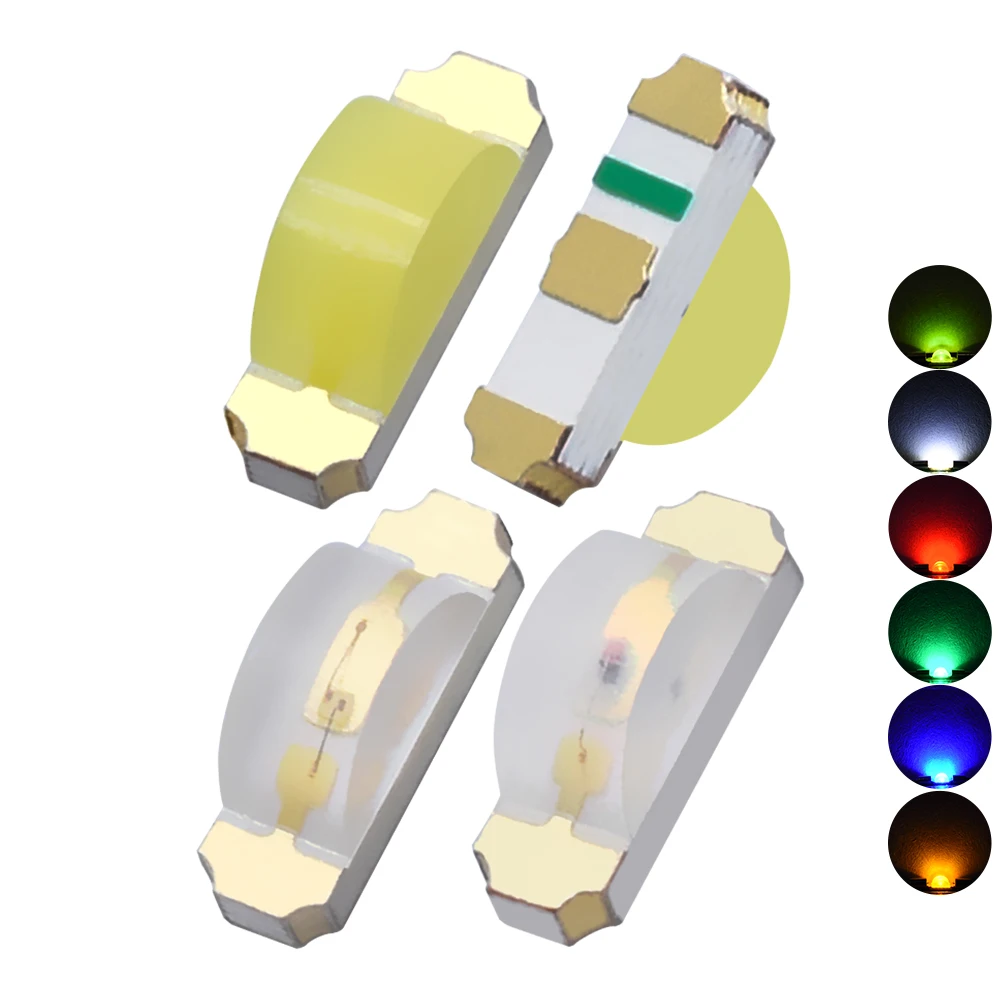 SMD 1206 led side View 1204 Chip Red Yellow Blue Pure Green White high efficacy and low power consumption