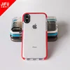 Latest design two-tone TPU& TPE transparent phone case customized color TPU phone cover soft phone case for iPhone X/XR