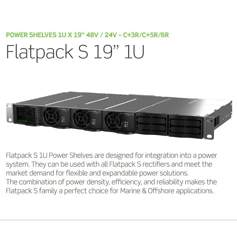 Eltek Rectifier Flatpack S 1u 19 Inch 24v 48v Dc Bulk Feed 3kw/5.4kw