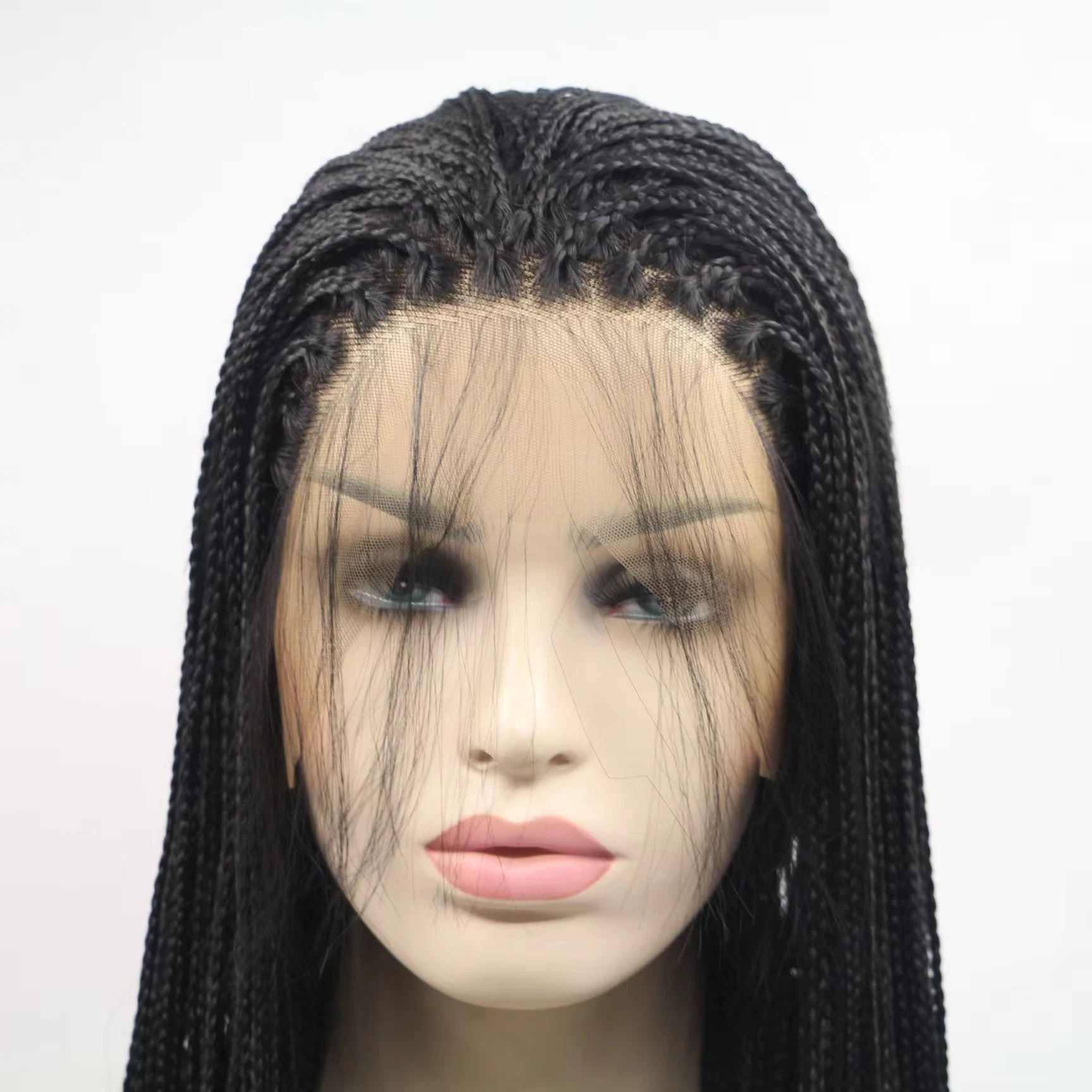 Peluca De Cabello Sintético Para Mujeres Negras,Cabellera De Estilo