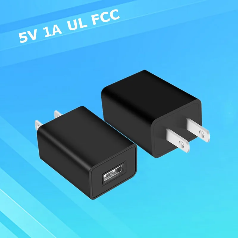 UL FCC DOE VI Certified US Plug 5V 1A USB charger for Facial massage machine LX050100