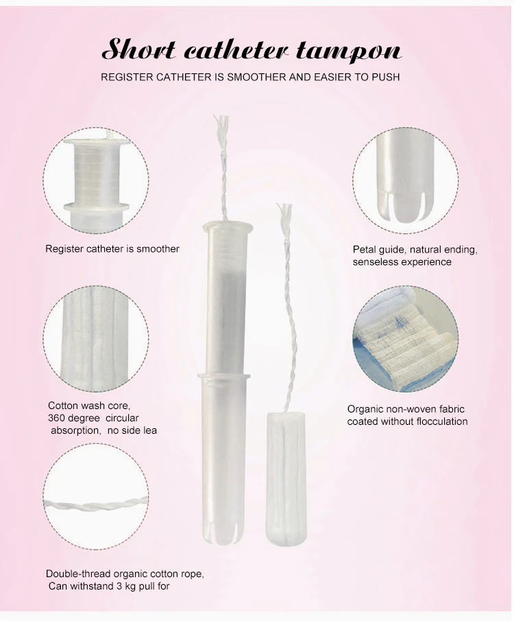 Custom Digitale Mini Tampon Size Manufacturer In China Vagina Clean