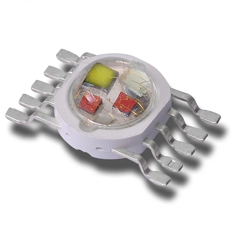 Factory sell TUV approved 5W RGBWY led chips with Epileds 40mil/5w rgbwy 5in1 high power led