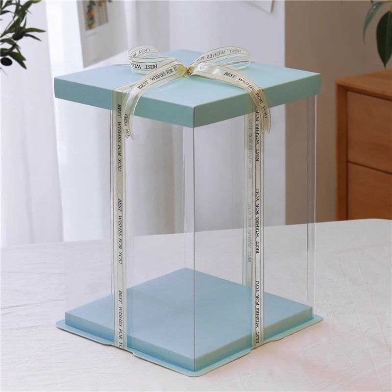 Wholesale Bakery Cake High Quality Packaging - Transparent Cake Box
