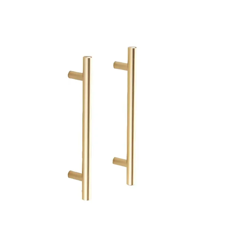 Stainless Steel Aircored T Shape Door Handle For Kitchen Hardware