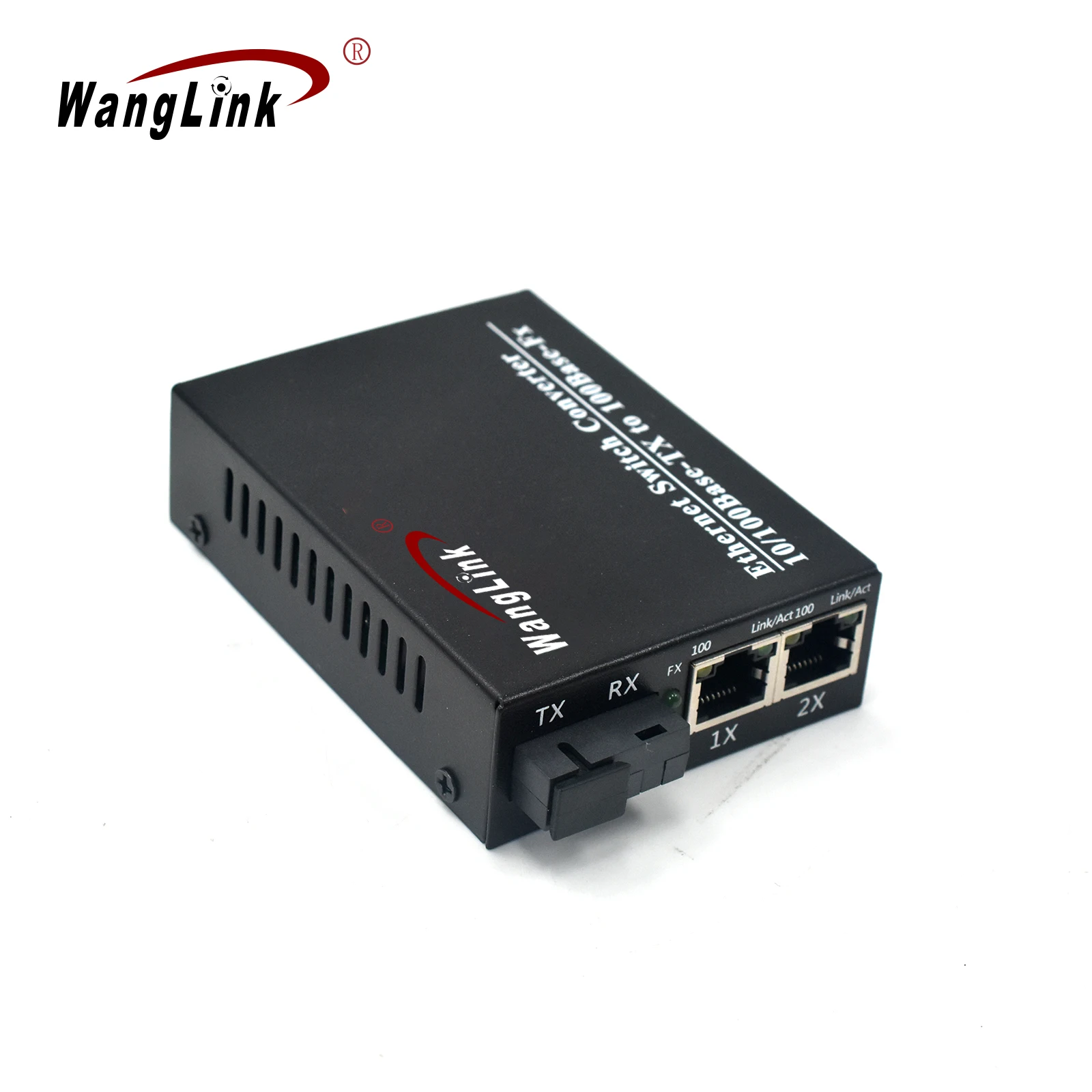 Wanglink Ethernet Switch Converter 10/100base-tx To 100base-fx Media ...