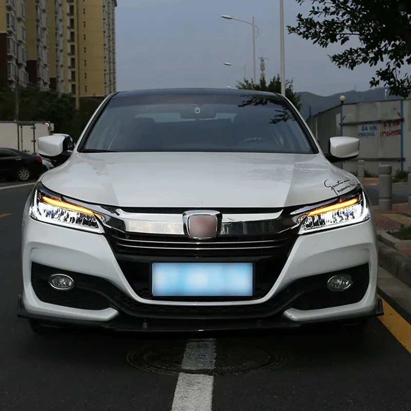 VLAND manufacturer for car head light for Accord 2013-2017 LED head light plug and play with sequeantial indicator