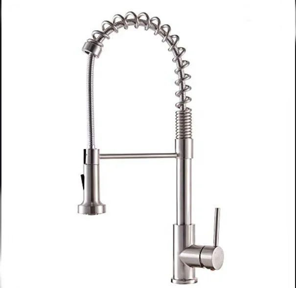 
Guanshu waschbecken China industrial high quality new design hot selling waterfall ss 304 Pull Down Kitchen Faucet 