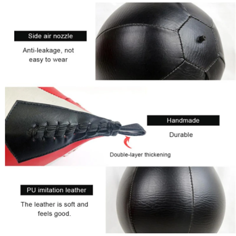 product-Inflatable Boxing Pear Leather Boxing Punching Bag Speed ball Sport Speed Bag Punch Exercise