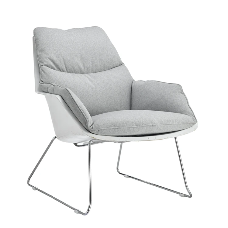 luxury living room furniture modern room fabric sofa modern sofa  chair  with metal leg
