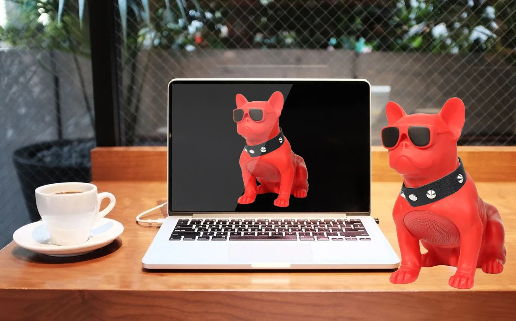 New product portable wireless Bulldog speaker Bluetooth outdoor computer mobile phone subwoofer Bluetooth audio - ANKUX.COM