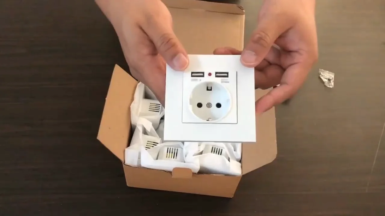 2020 Newest Design Italian Wall Electrical German Switch And Socket