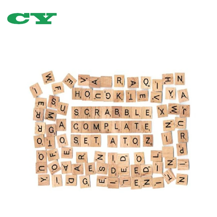 Complete Scrabble Tiles Pieces Letter Set Scrabble