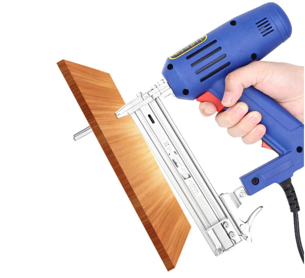 30mm Lower Noise Handheld Electric Brad Nail Crown Stapler Gun Portable