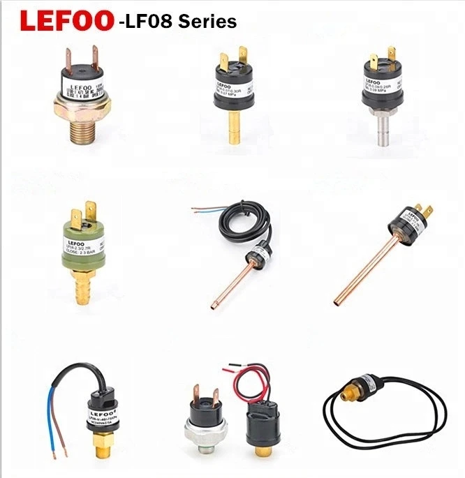 Lefoo Lf08 Vacuum Pressure Switch For Air Compressor,Copper Connection
