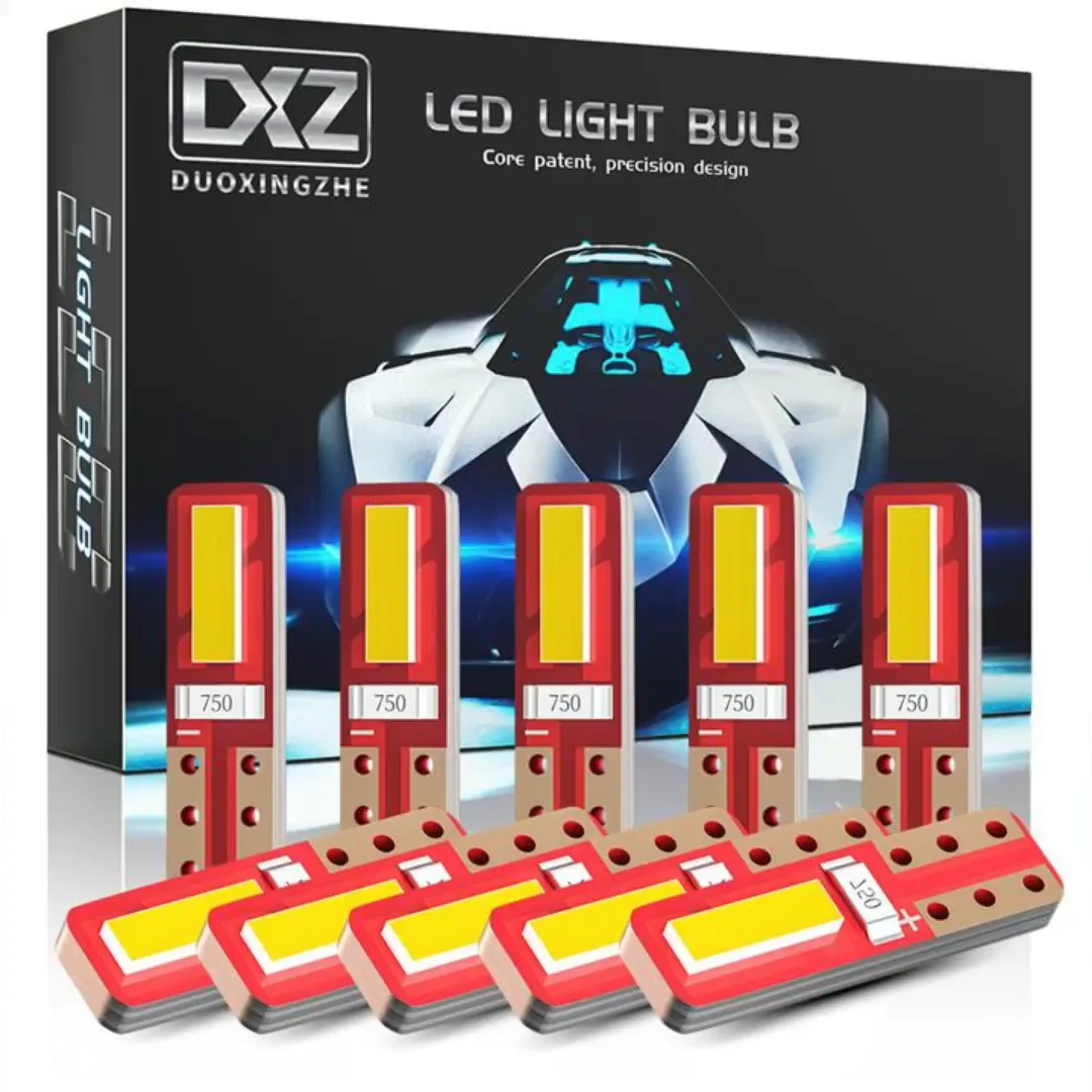 DXZ High Performance T10 10pcs Auto Canbus Car Universal Led Bulbs for Sale