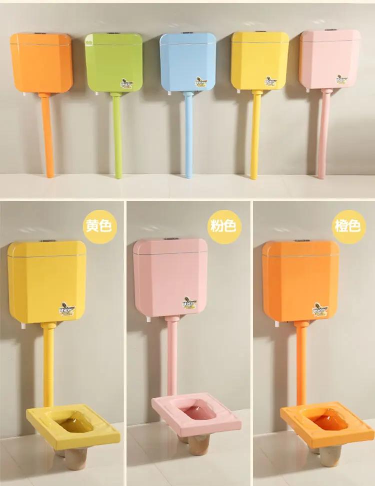 
HP-T002 water tank cistern plastic lavatory cistern for squat pan toilet 
