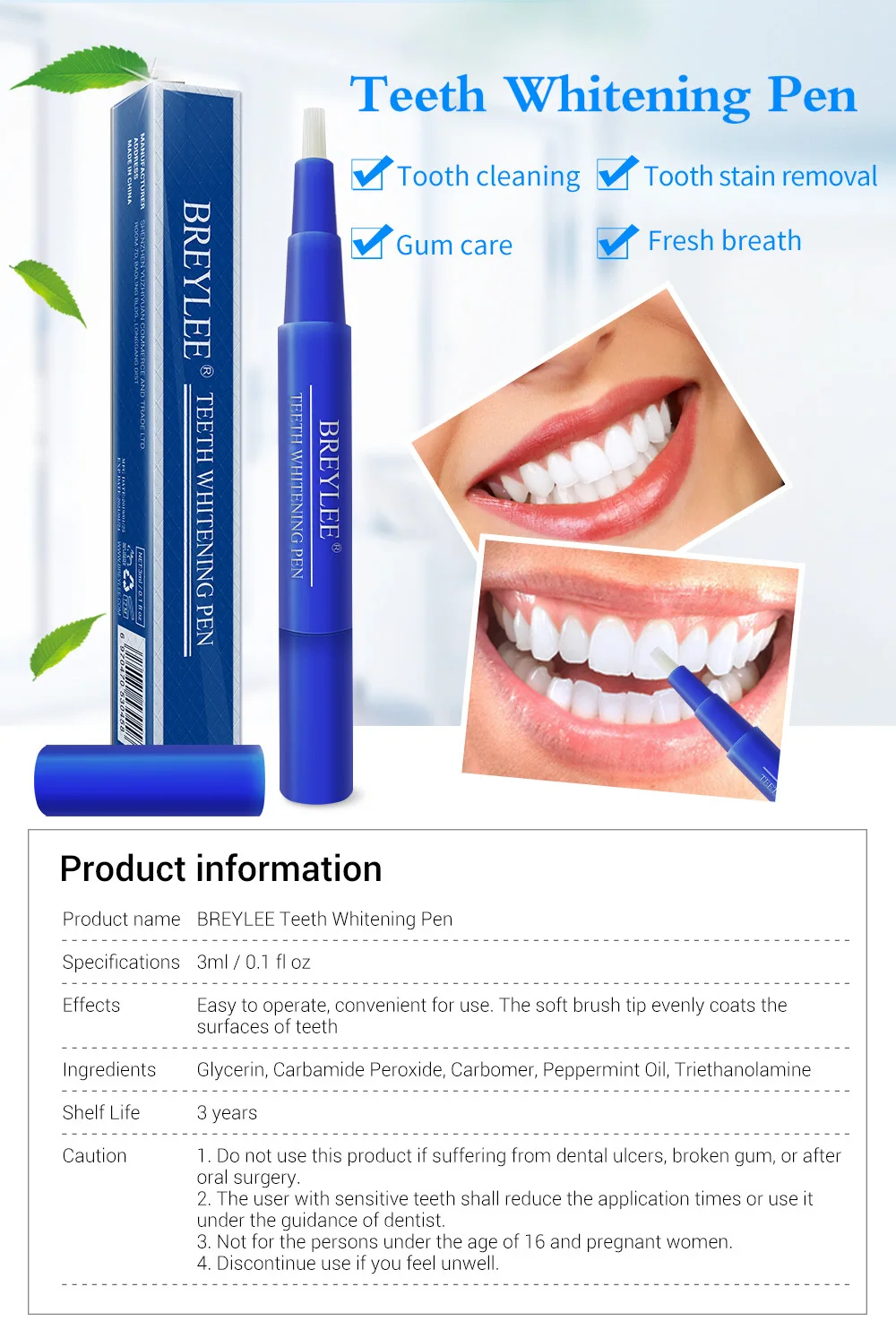 triethanolamine teeth whitening