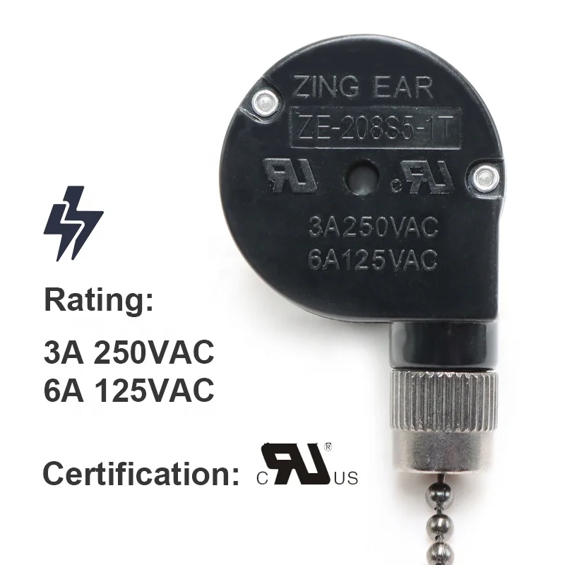 Ceiling Fan, ZING, EAR, ZE-208S5-1T, 3A - detail 6