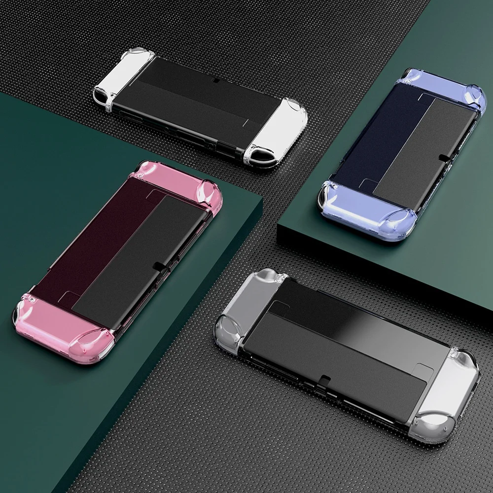 For Nintendo for Switch OLED Accessory Crystal Shell Case Protective ...