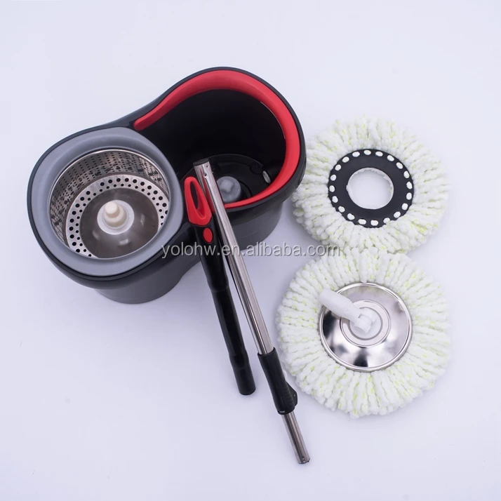 Extensible Telescopic Steel Handle Swivel Magic Mop Spin with Bucket_2093.jpg