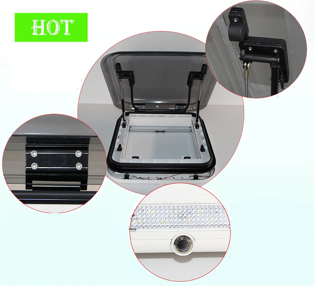 RV Skylight Roof Vent Hatch, RV Skylight Dome Replacement RV Caravan