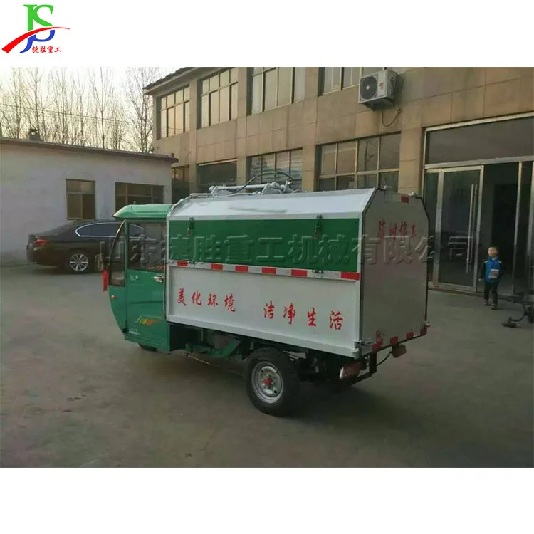 Gaselectric Dualpurpose Sanitation Fourwheel Garbage Truck Municipal