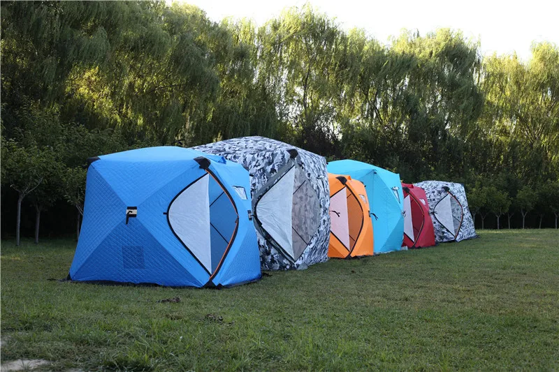 4面自动冰上钓鱼帐篷防水防风冬季冰块