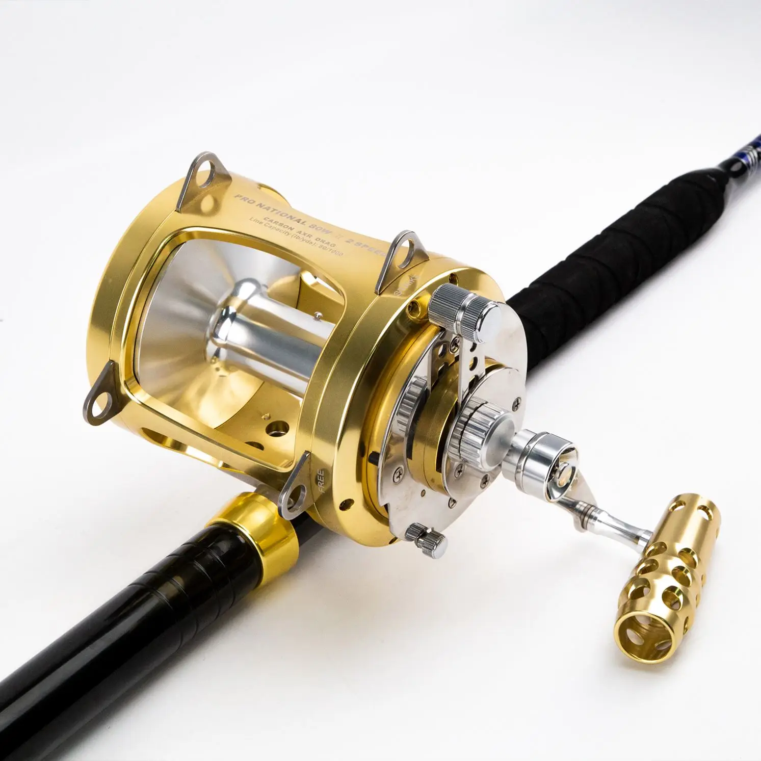cheap sea fishing reels SAMOLLA Heavy Duty Tuna Reel Deep Reel 2 Speed 2.5:1/1.3:1 Gear Ratio Conventional Reel 99LB Max Drag Saltwater Big Game Trolling Reel for Offshore Boat Sailfish Right Handed sea adventure Fishing Reels Eat My