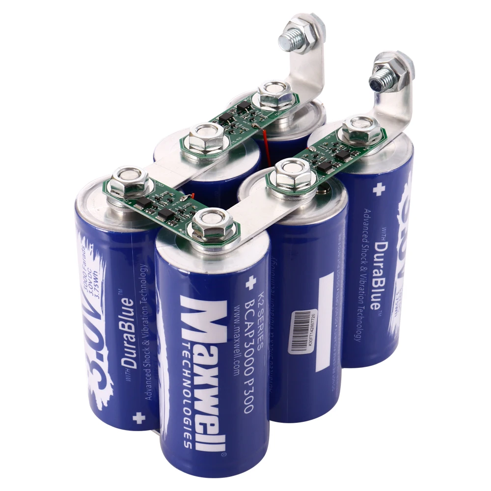 Maxwell DuraBlue car Audio Super Capacitor 3.0V 3000F Graphene car Starter Battery Solar Power System