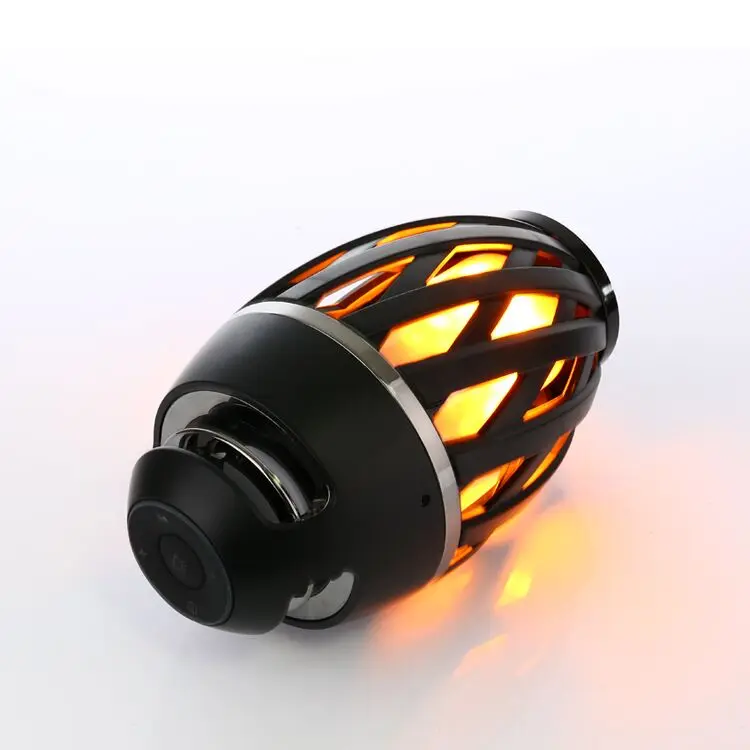 New arrival outdoor portable bright led flame lamp bluetooth speaker - ANKUX.COM