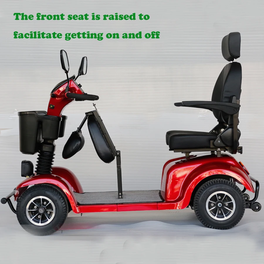 Cheap 24v 800w Four Wheel 2 Person Electric Scooter Price