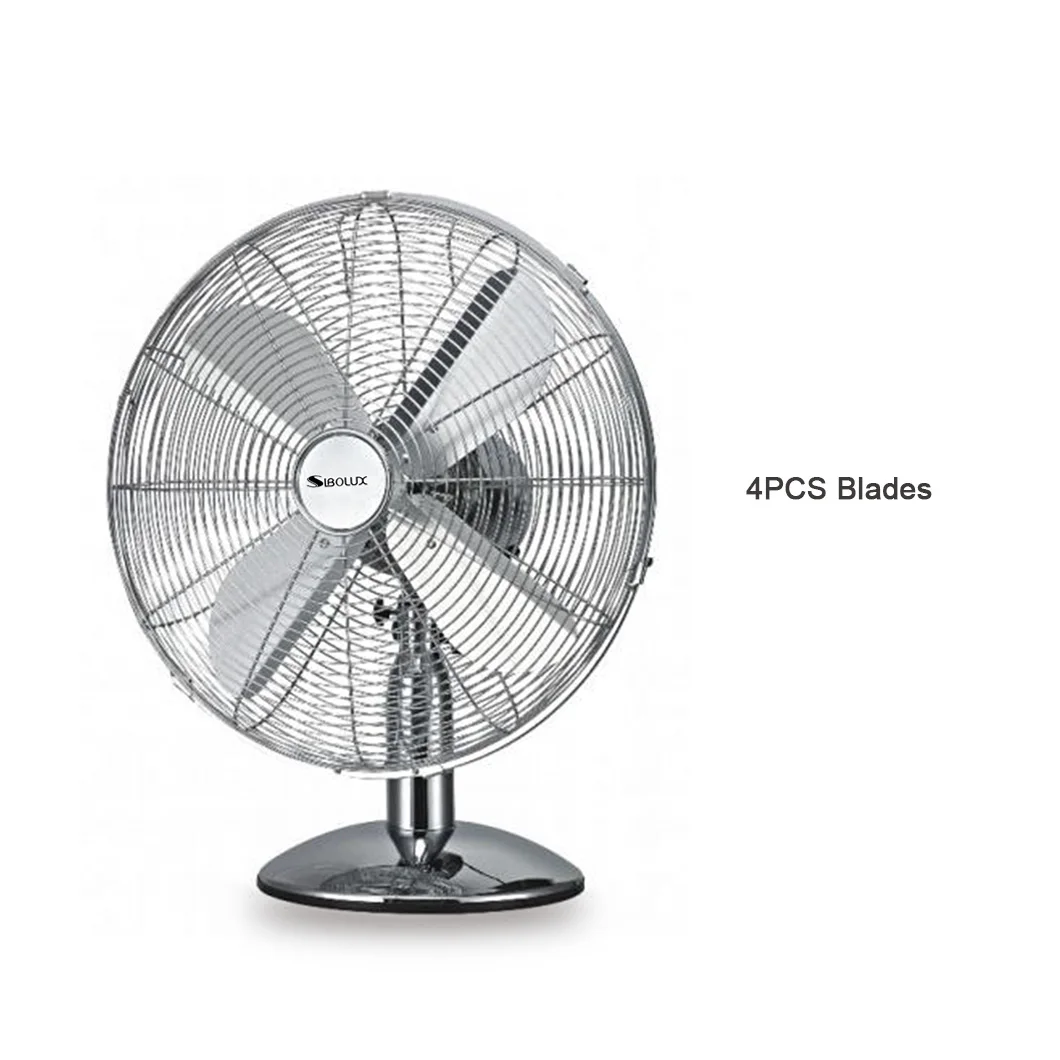 Vintage Table Desk Fan, Electric, Metal - detail 6