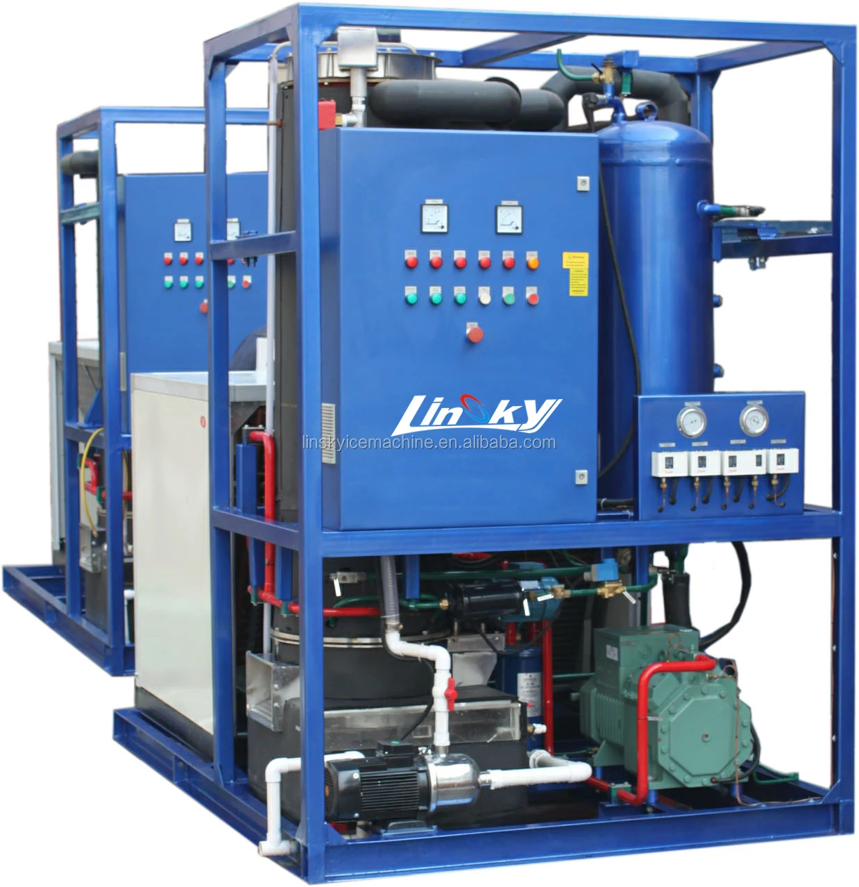 3 Ton Ice Maker Industrial Ice Maker Ice Tube Machine For Freshkeeping